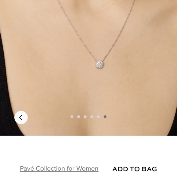 David Yurman Pave Cushion diamond pendant - Picture 3 of 4